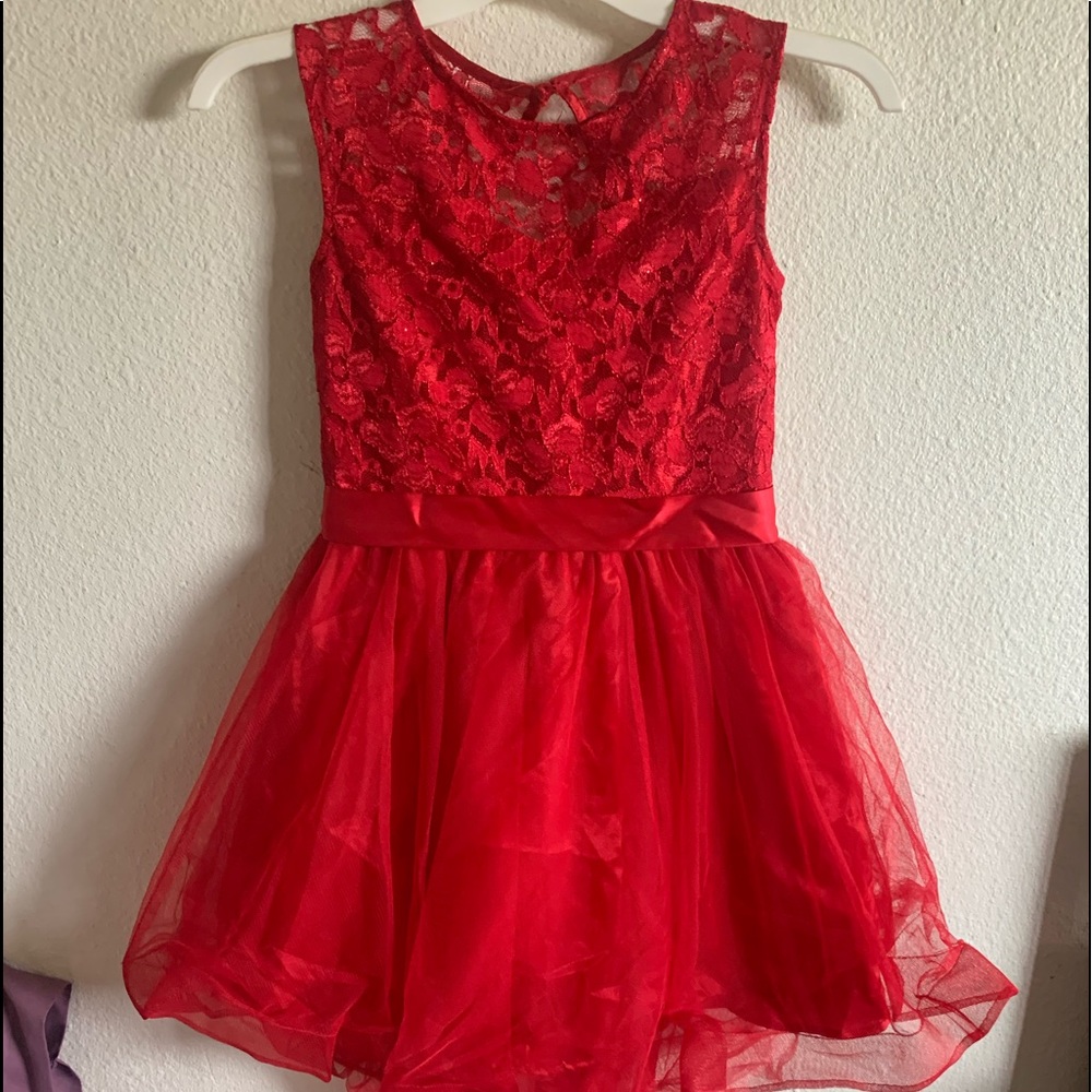 Girls sz 8 Red Dress